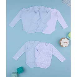 Pack x5 body manga larga niño