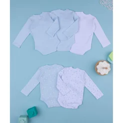 Pack x5 body manga larga niño