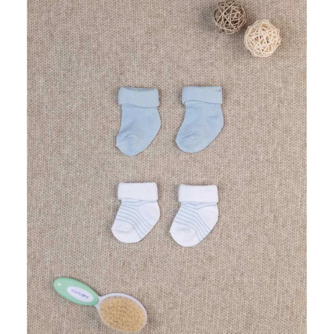 Pack x2 calcetines cortos de algodón