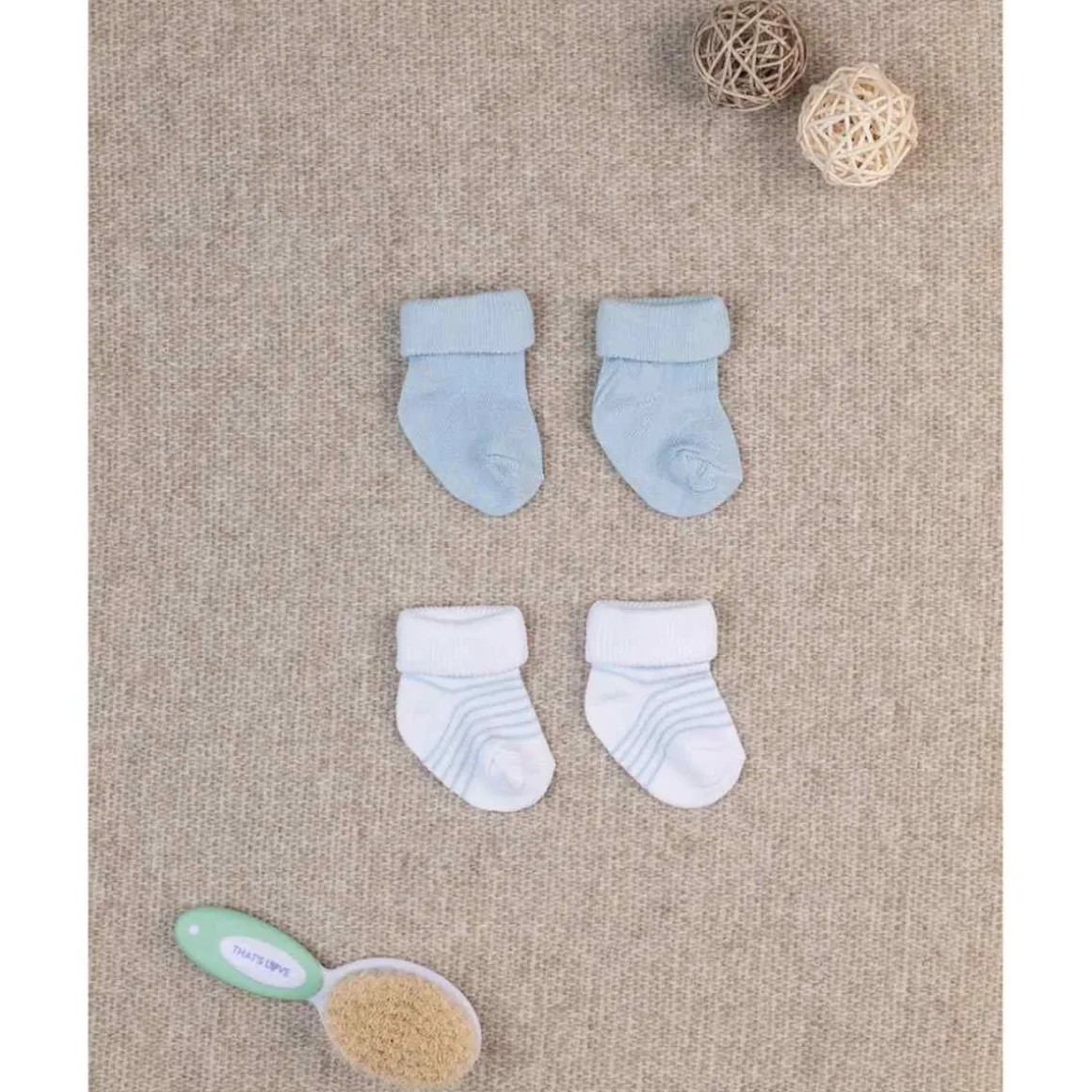 Pack x2 calcetines cortos de algodón