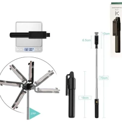 Palo selfie Bluetooth con mando a distancia