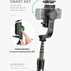 Palo selfie con mando a distancia estabilizador L08