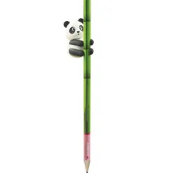 Panda - Lápiz de bambú ecológico con goma Panda ㅤ