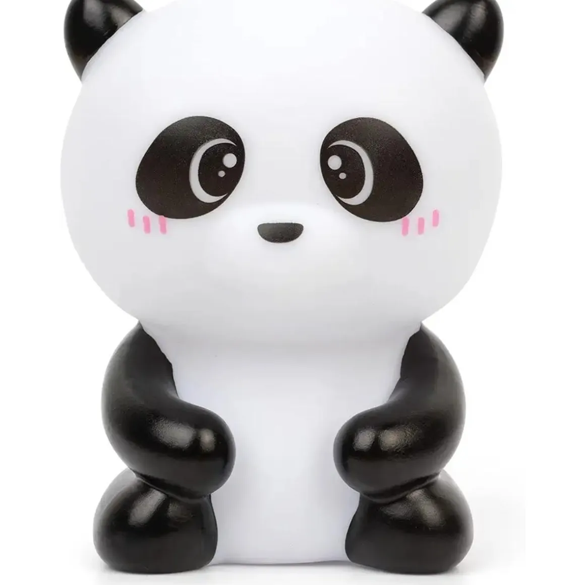 Panda - Luz nocturna infantil multicolor con baterías y larga autonomía, diseño Panda