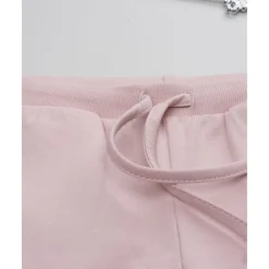 Pantalón afelpado niña rosa con unicornio