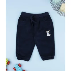 Pantalón azul de felpa ligera niño