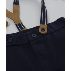 Pantalón bebé azul con tirantes