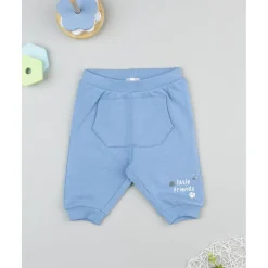 Pantalón de felpa azul claro para niño