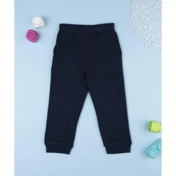 Pantalón de niño azul afelpado