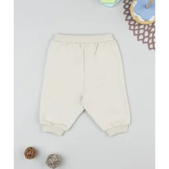 Pantalón de niño crema Little Friends