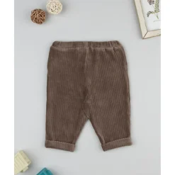 Pantalón de pana marrón bebé