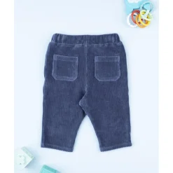 Pantalón de velour azul para niño