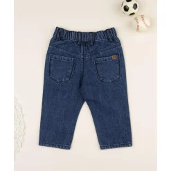 Pantalón denim niño con bolsillos