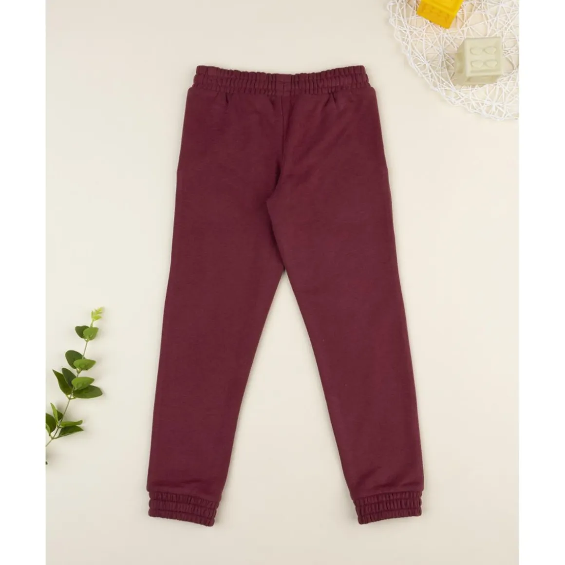 Pantalón niña burdeos “Best Friends”