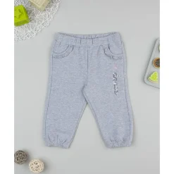 Pantalón niña gris frill bolsillos
