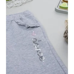 Pantalón niña gris frill bolsillos