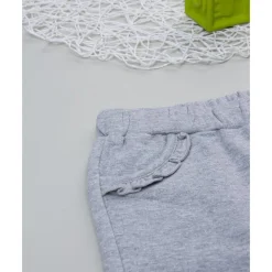 Pantalón niña gris frill bolsillos