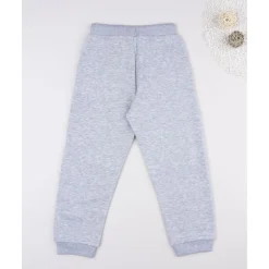Pantalón niño gris “Dinos” felpado