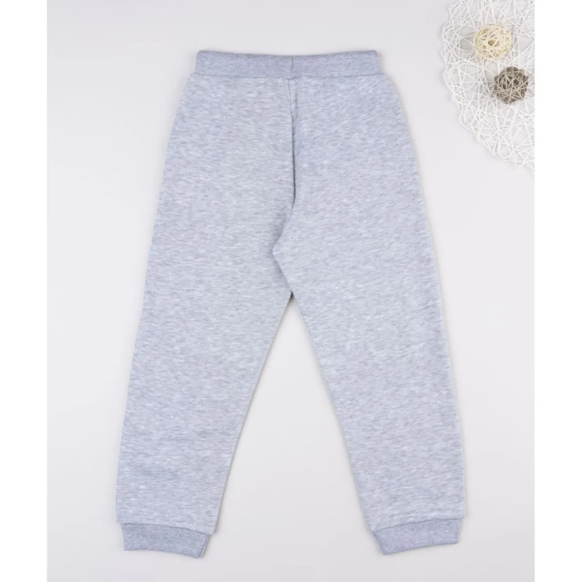 Pantalón niño gris “Dinos” felpado