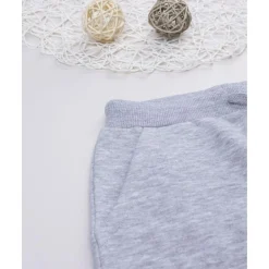 Pantalón niño gris “Dinos” felpado