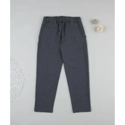 Pantalón niño gris elegante