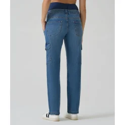 Pantalón premamá denim cargo