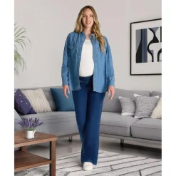 Pantalón premamá en denim
