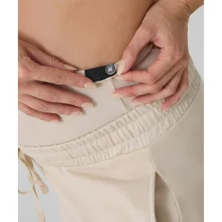 Pantalón premamá felpa crema