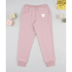 Pantalón rosa para niña con estampado de Minnie