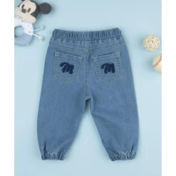 Pantalón vaquero de niño con parche de Mickey Mouse