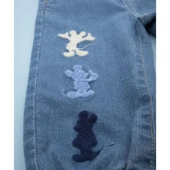 Pantalón vaquero de niño con parche de Mickey Mouse