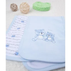 Paño antiregurgitación azul