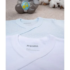 Paquete 2 body blanco y celeste