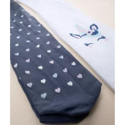 Paquete 2 pantis microfibra niña unicornio