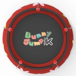 Parque de juegos con cama elástica Rojo