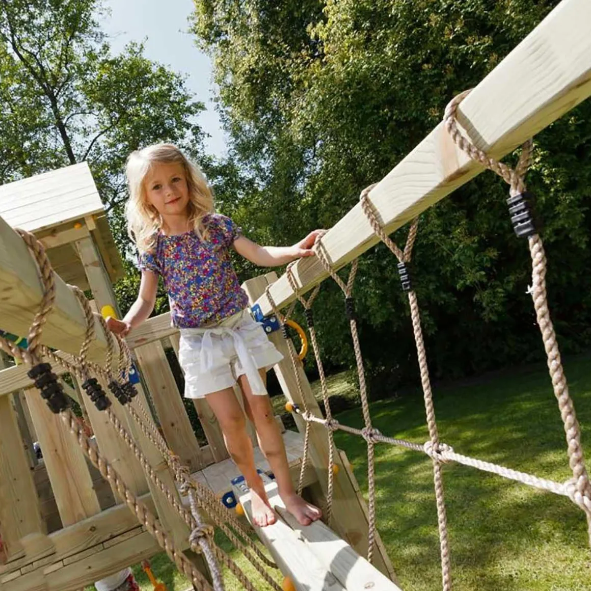 Parque juegos infantil de madera combinación Himalaya