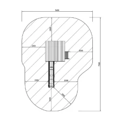 Parque juegos infantil de madera Tibidabo