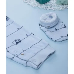 Pelele azul estampado de niño