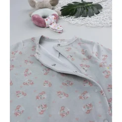 Pelele verde de niña con unicornios