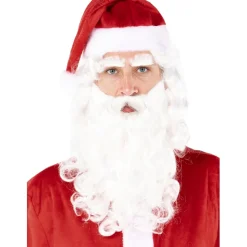 Peluca con barba de Papá Noel