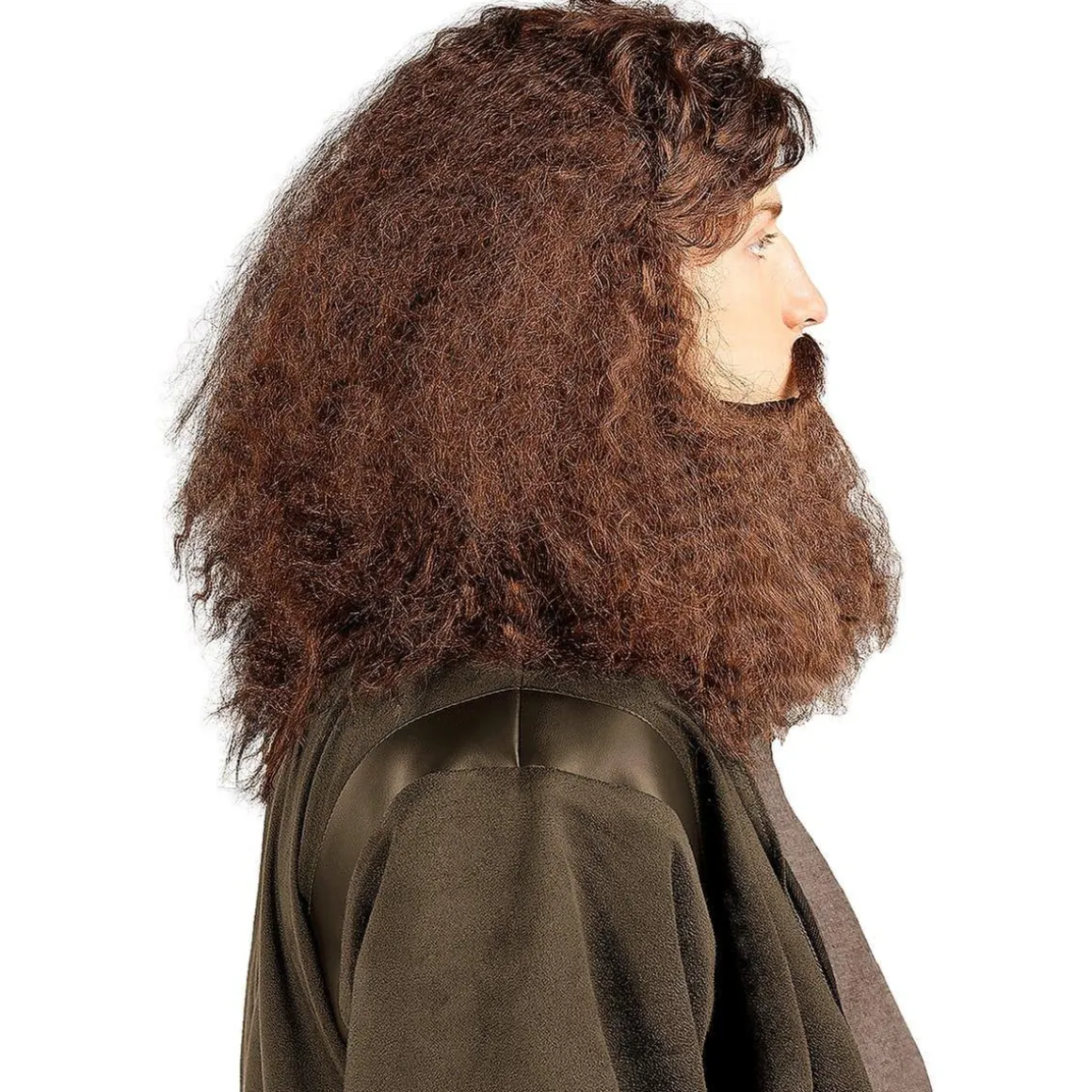 Peluca de Hagrid con barba
