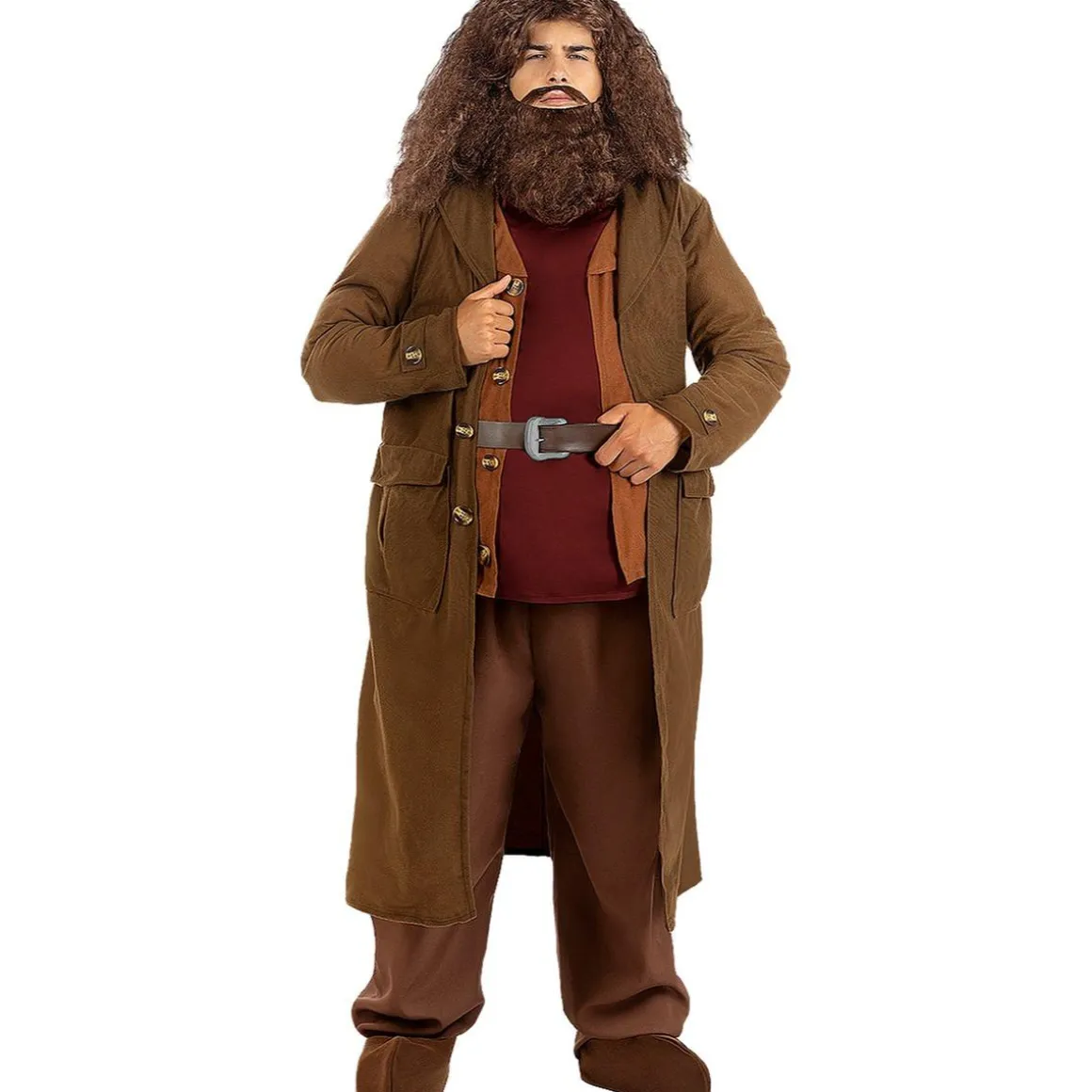 Peluca de Hagrid con barba