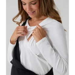 Petos premamá negros para embarazo y lactancia