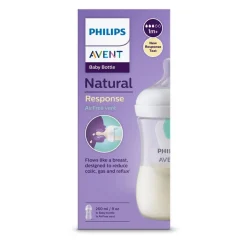 Philips Avent - Biberón Natural Response AirFree 260ml (1m+)