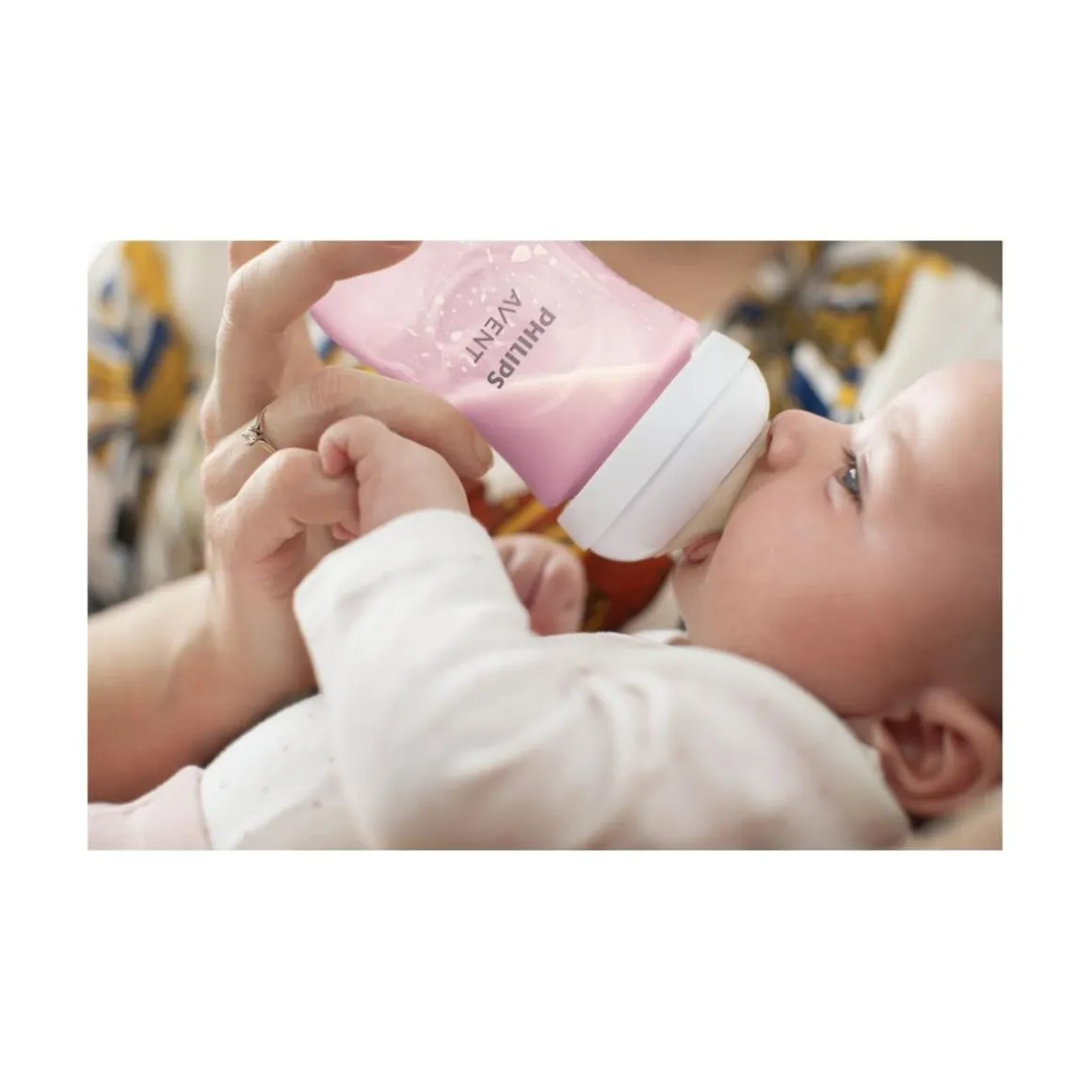 Philips Avent - Biberon natural response rosa 260ml (1m+)