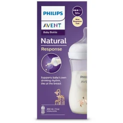 Philips Avent - Biberon natural response jirafa 260 ml (1m+)