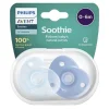 Philips Avent - Chupetes Soothie azules 0-6 meses