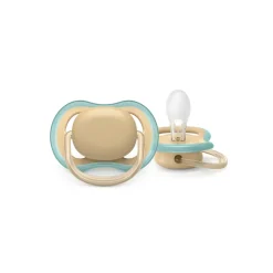 Philips Avent - Chupetes ultra air 0-6 meses gris/marrón