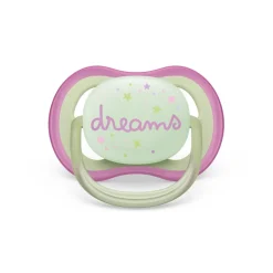 Philips Avent - Chupetes ultra air night time 0-6 meses decoración mariposa/sueños