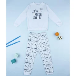 Pijama azul "Rock Star" para niño